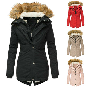 Whisper of Warmth Fur-Trimmed Zip Jacket