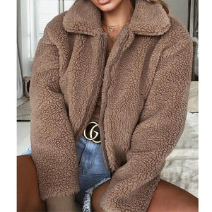 Faux Fur Coat Fluffy Teddy Coat