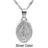 Virgin Mary Pendant Necklace for Women