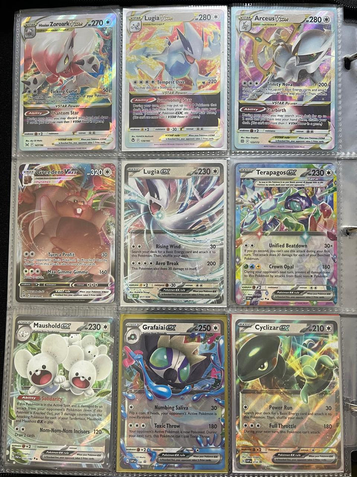 Pokémon Card Blinder Collection – Álbum Único con 514 Cartas Full Art, Holo, V/VSTAR/GX