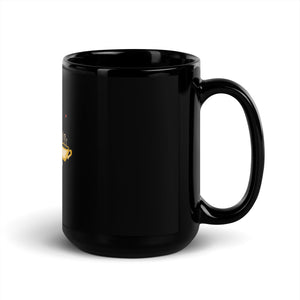 Friend Central Perk Black Glossy Mug