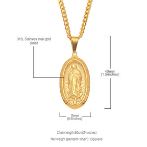 Catholic Religious Necklace Pendant