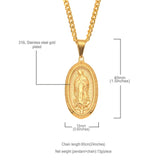 Catholic Religious Necklace Pendant