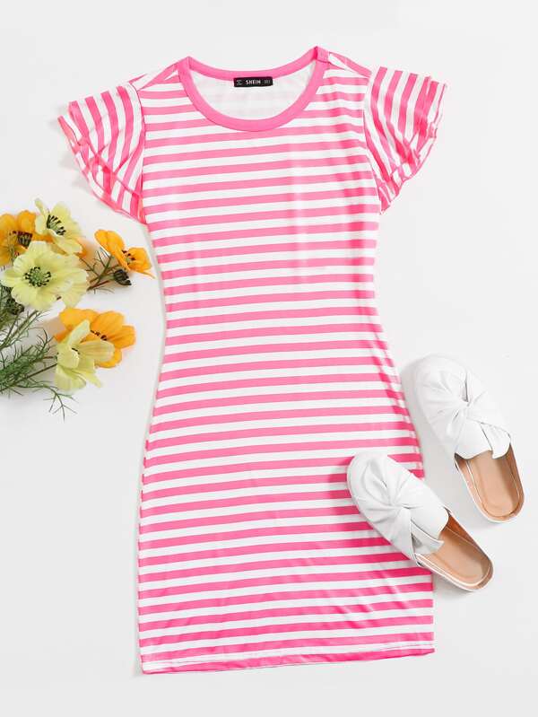 striped t shirt bodycon dress Dresses | Striped Bodycon T Shirt Dress