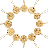 Zodiac Constellation Necklace Pendant