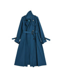 New Mid Length Lace Up And Sagging Korean Coat