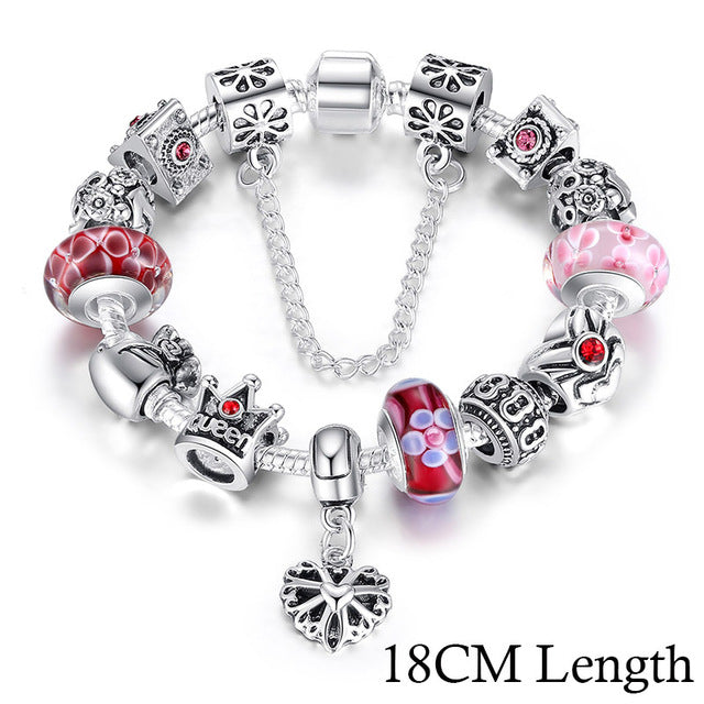 Queen Crown Beads Bracelet