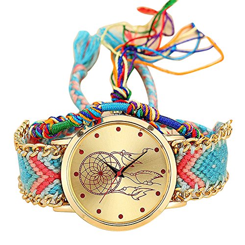 Womens Watch Dreamcatcher Vintage Handmade Braided