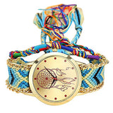 Womens Watch Dreamcatcher Vintage Handmade Braided