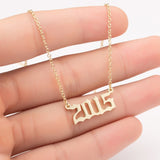 Birth Year Necklaces 1978 to 2020