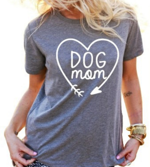 Dog Mom T-Shirt for Animal Lovers