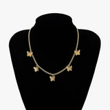 Necklace Butterfly Gold Chain