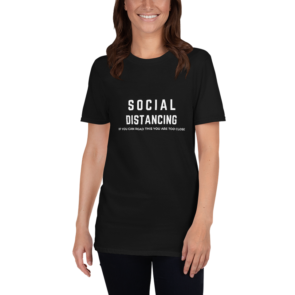 T-Shirt Social Distancing White
