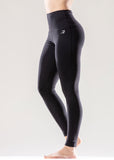 Puissante High-Waisted Full-Length Black Leggings