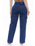 Relaxed Cargo Jeans