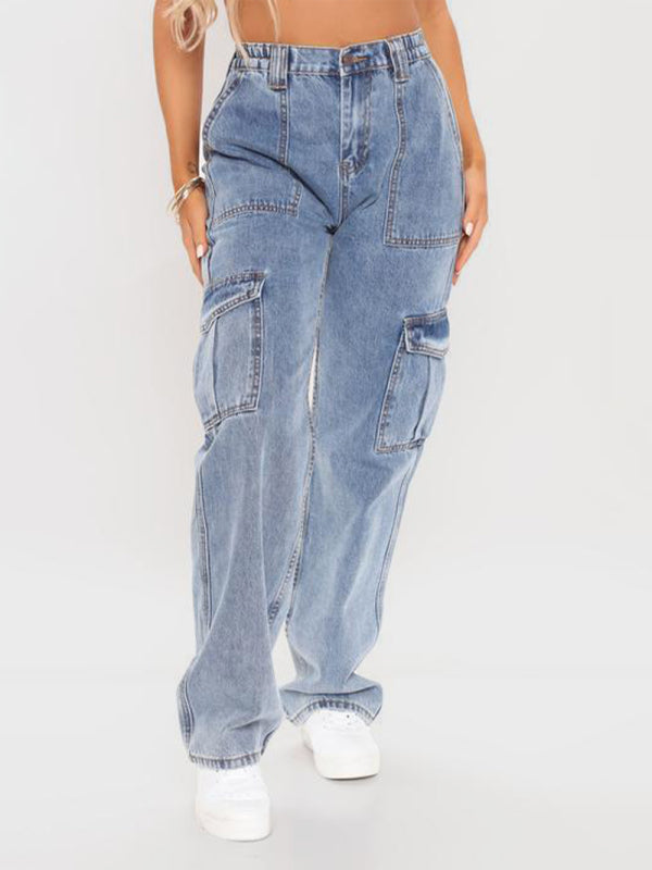 Relaxed Cargo Jeans – Fab Royalty Store