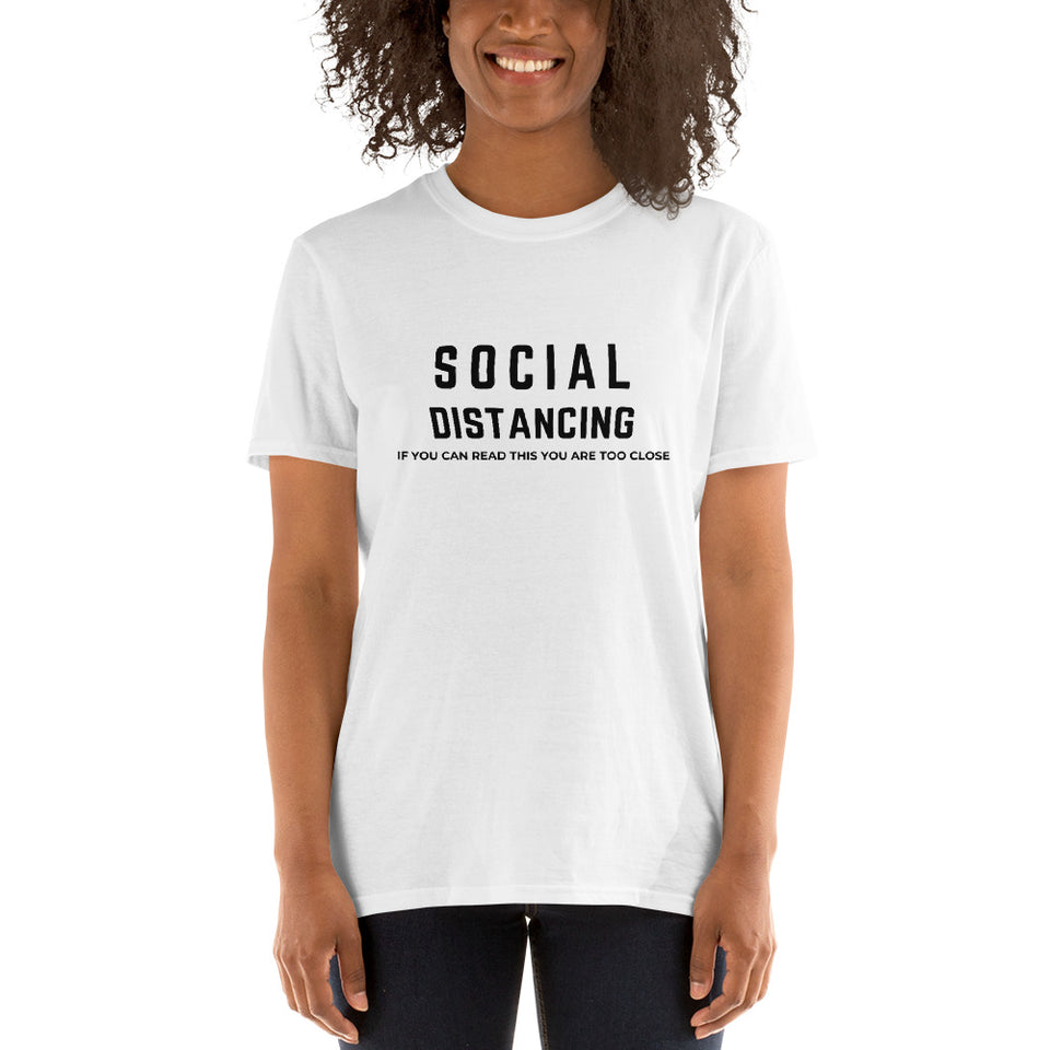 T-Shirt Social Distancing White
